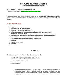 Gu&iacute;a de reinscripci&oacute;n 2016-1 - Escolares FAD