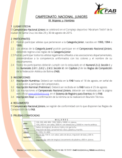 Convocatoria - atlebolivia