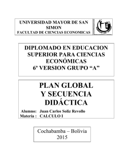 JUAN CARLOS SOLIZ PLAN GLOBAL Y