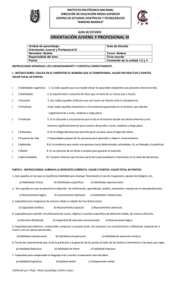 Gu&iacute;a de estudio - Orientaci&oacute;n III - CECyT 8