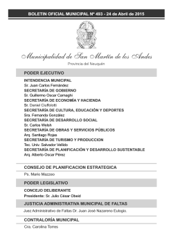 boletin 493.cdr - Boletín Oficial