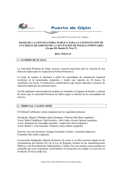 Bases - Autoridad Portuaria de Gijón