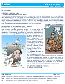 Síntesis de Noticias.