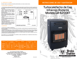 INSTRUCCIONES DE USO Y MANTENCION