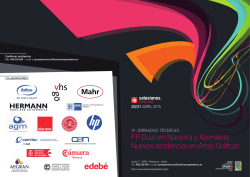 D&iacute;ptico Jornadas T&eacute;cnicas 20-21. Abril