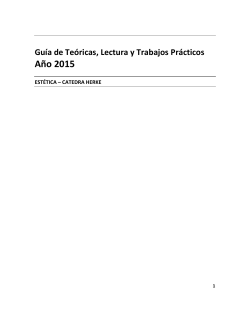 Guía de teóricos, Lectura y Prácticos