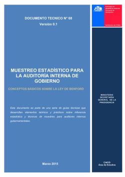 Documento T&eacute;cnico N&ordm;68 - Consejo de Auditor&iacute;a Interna General de