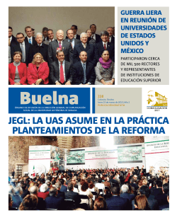 jegl: la uas asume en la pr&aacute;ctica planteamientos de la reforma