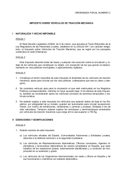 Impuesto sobre veh&iacute;culos de tracci&oacute;n mec&aacute;nica