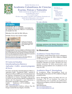 Vol 3 No11 - Academia Colombiana de Ciencias Exactas, Físicas y