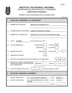 Hidr&aacute;ulica de Conductos a Superficie Libre