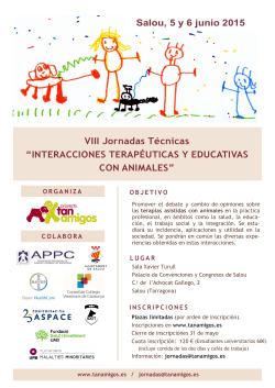 Programa VIII Jornadas Proyecto Tan Amigos 2015-05