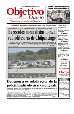 Viernes 08 de Mayo de 2015