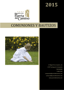 Comuniones y Bautizos 2015