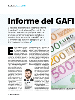 El pasado 5 de diciembre se presento el informe de