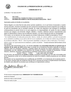 COLEGIO DE LA PRESENTACIÓN DE LA ESTRELLA