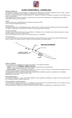 I I I I 1 1 - Federaci&oacute;n Madrile&ntilde;a de Pesca y Casting