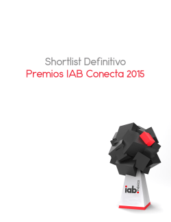 Descarga el shortlist definitivo en pdf aquí