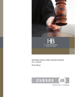 INFORME SOCIAL COMO PRUEBA PERICIAL 26 de
