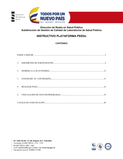 INSTRUCTIVO INSCRIPCI&Oacute;N - Instituto Nacional de Salud