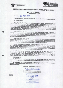 Directiva 023-2015-DREJ-DGP-NEI.
