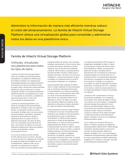 Familia de Hitachi Virtual Storage Platform