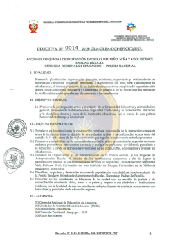 directiva policía escolar 2015