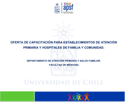capacitación 2015 - Universidad de Chile