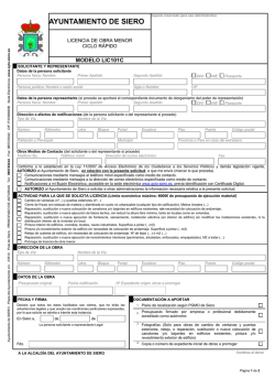 Solicitud - Sede Electr&oacute;nica del Ayuntamiento de Siero