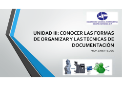 UNIDAD III SD - Facilitadora de la UNESR Prof. Limett Lugo