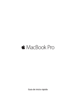 MacBook Pro Guía de inicio rápido
