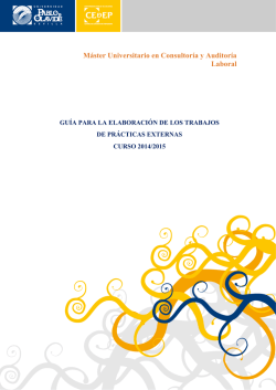 Gu&iacute;a de las pr&aacute;cticas externas - Departamento de Sociolog&iacute;a de la