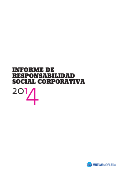 INFORME DE RESPONSABILIDAD SOCIAL