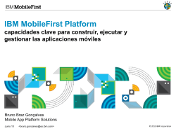 IBM MobileFirst Platform (2015junio10)