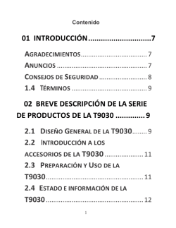 Manual T9030 Español