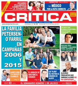 LA FAmILIA PETERSEN- O&acute;FARRIL EN CAmPA&ntilde;AS 2006 y 2015