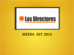 MEDIA KIT 2015 - Estratega Digital