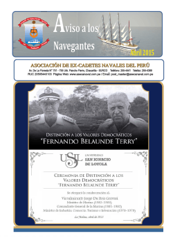 MAYO - Asociación de Ex-Cadetes Navales del Perú