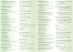 D&iacute;ptico - III Feria de la Ciencia en la Calle de Jerez