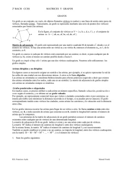 Grafos y matrices