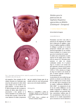 Moldes para la fabricación de Sigillata Hispánica