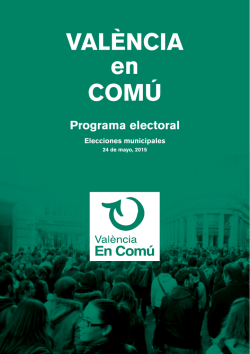 programa electoral