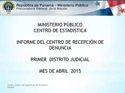 Presentación de PowerPoint - Ministerio Público de Panamá