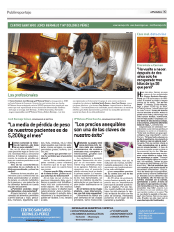 Publirreportaje Bermej.info - Centro Sanitario Jordi Bermejo y Mª