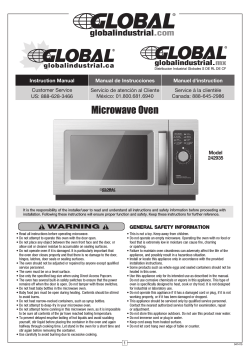 Microwave Oven - Global Industrial
