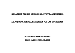 eguneroko otoitzak - elizagipuzkoa.org