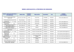 SEDES JUDICIALES PROVINCIA DE ZARAGOZA 3