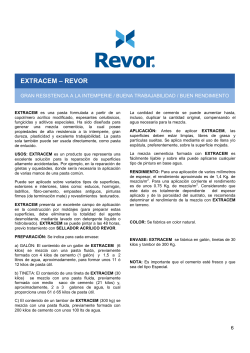 Ficha Extracem - Pinturas Revor