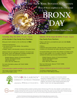 BRONX DAY - New York Botanical Garden