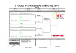 II TORNEO INTERPROVINCIAL CAMINO DEL &Eacute;XITO